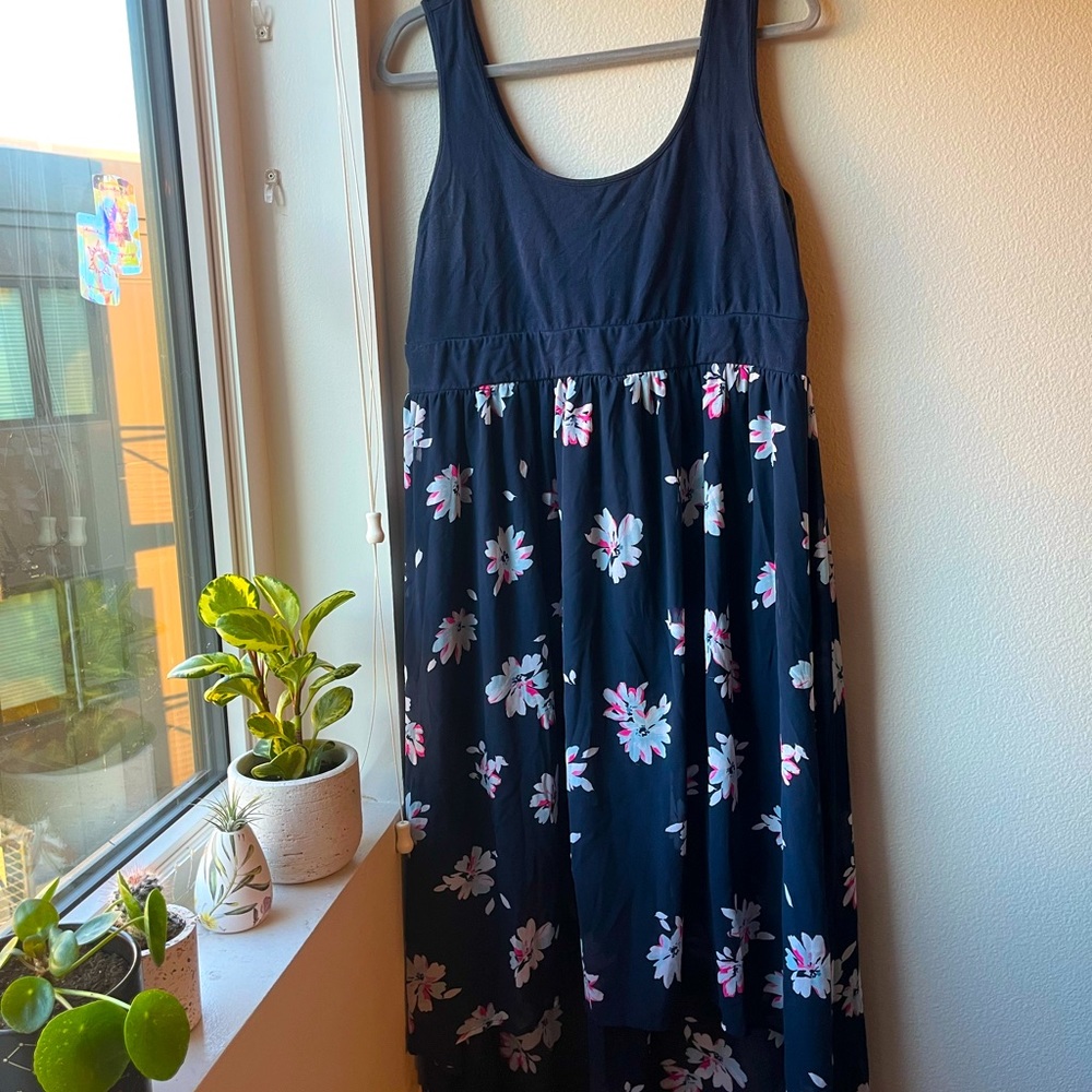 Plus Size High Low Blossom Dress